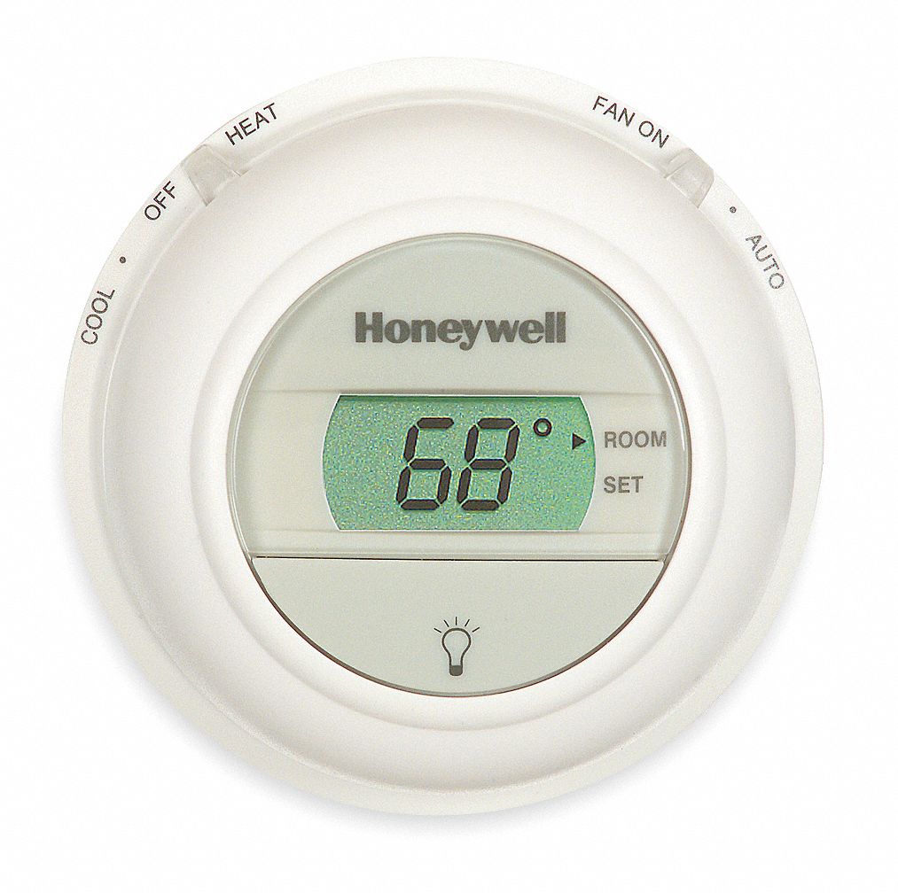Digital Thermostat, 1H, 1C, Hp, Nonprogram