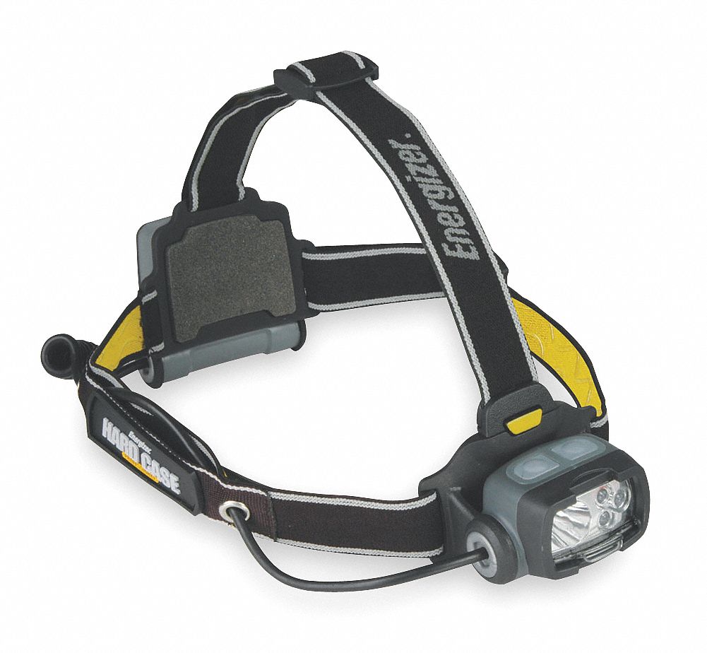 LED Headlight, 3 AA, Black and Gray