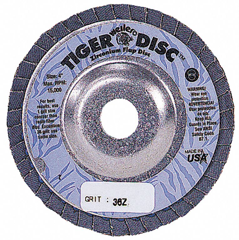 Arbor Mount Flap Disc, 7in, 36, ExtraCoarse