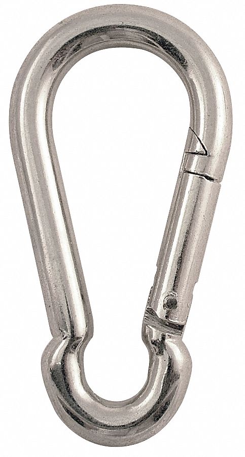 Spring Snap, HD, Steel, L 2 3/8 In