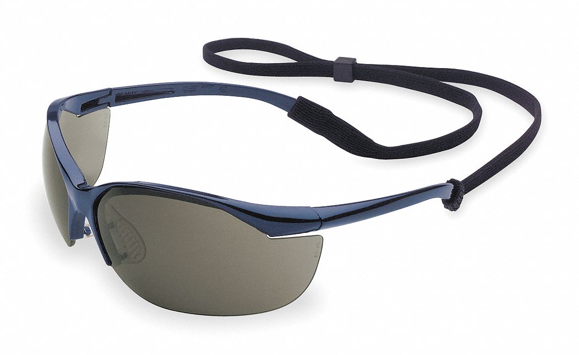 Safety Glasses, Gray, Antfg, Scrtch-Rsstnt