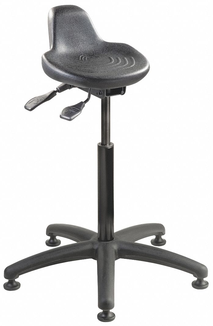 Sit-Stand Stool, With Backrest, 300 lb.