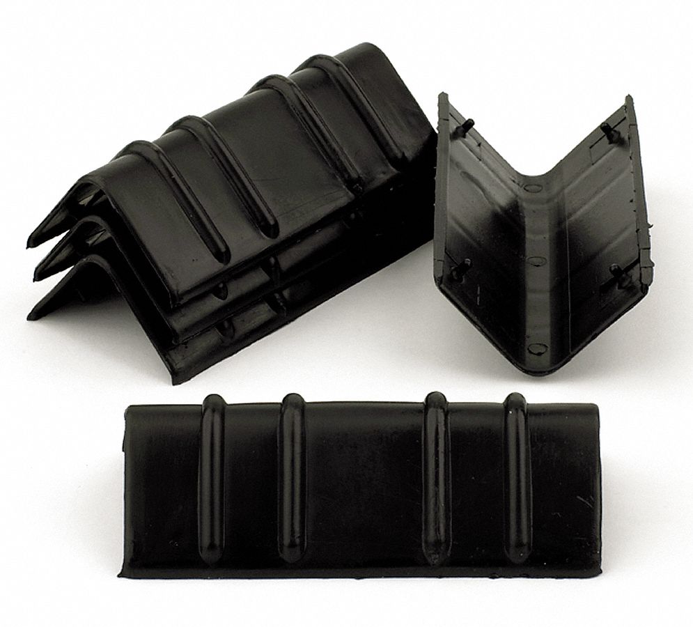 Edge Protector, 5 1/4 In, Blk, PK 200