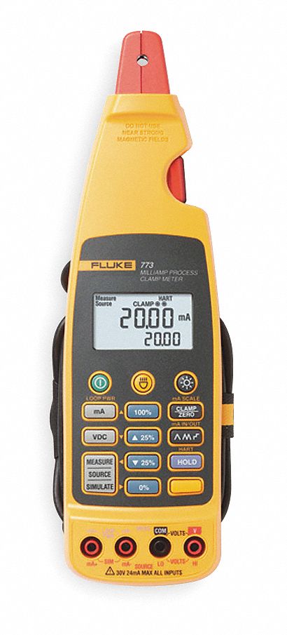 Digital Clamp On Ammeter, LCD