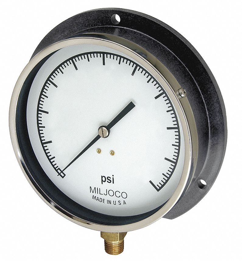 Pressure Gauge, Contractor, 4 1/2In, 160Psi