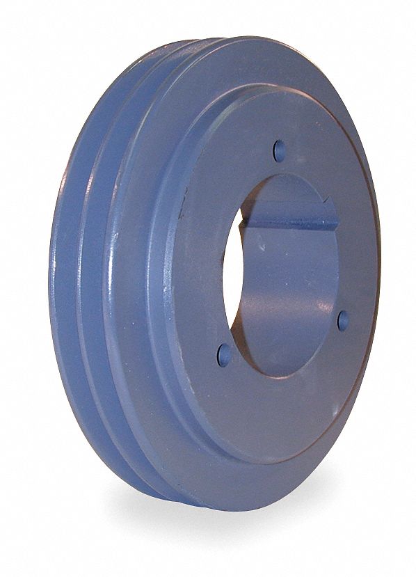V-Belt Pulley, Spl Taper, 3.15 In OD, 2GRV