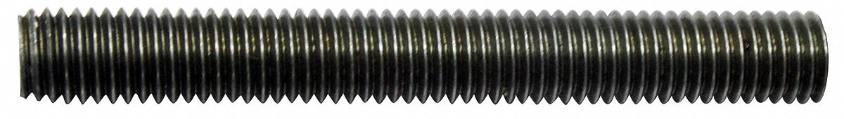 Threaded Rod, B7 Stl, 3/4-10 x12 Ft, RH, UNC