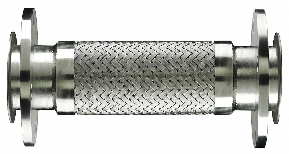 Flexible Metal Hose, 4 In, 18 Length