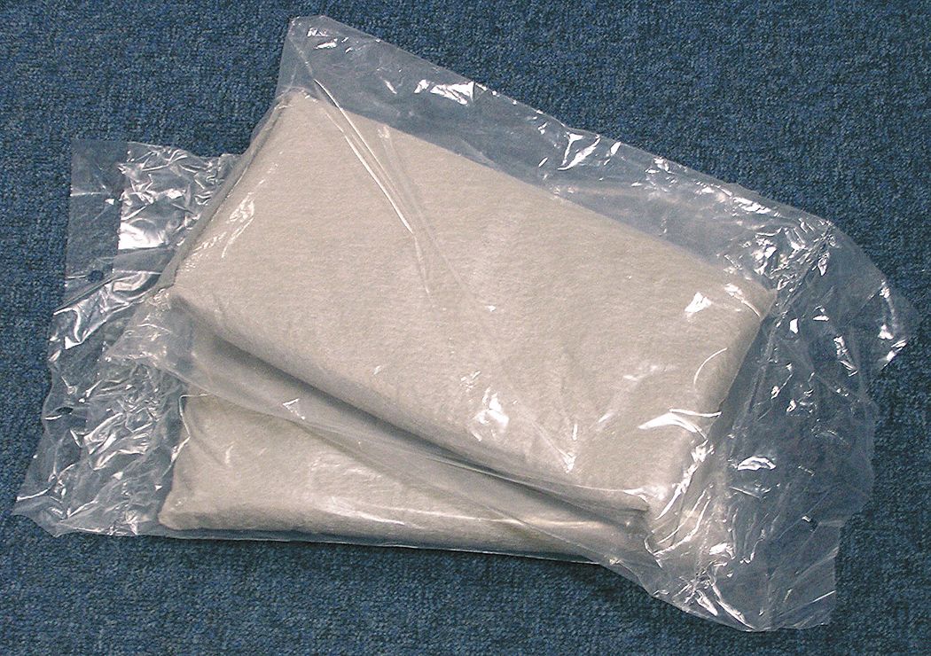 Absorbent Pillow, 8 In. W, 15 In. L, PK 4