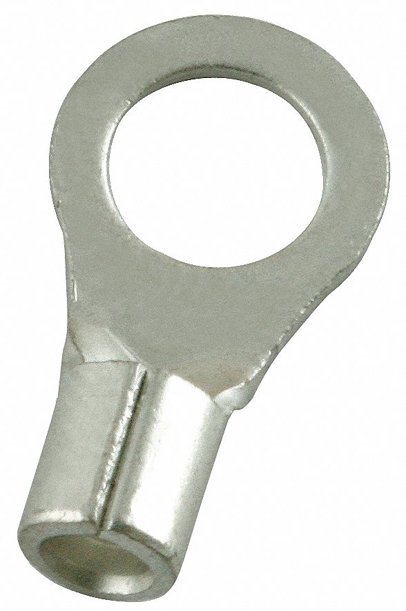Ring Terminal, Bare, Butted, 16 to 14, PK100