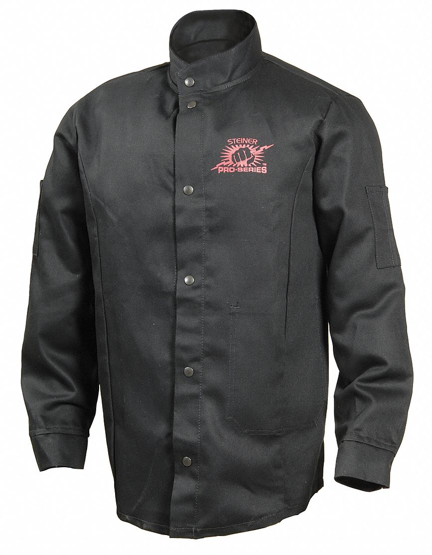 Welding Jacket, Black, 3XL