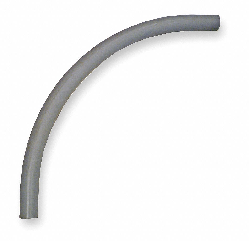 Elbow, 90Deg, 36 In Rad., 2 1/2 In, PVC