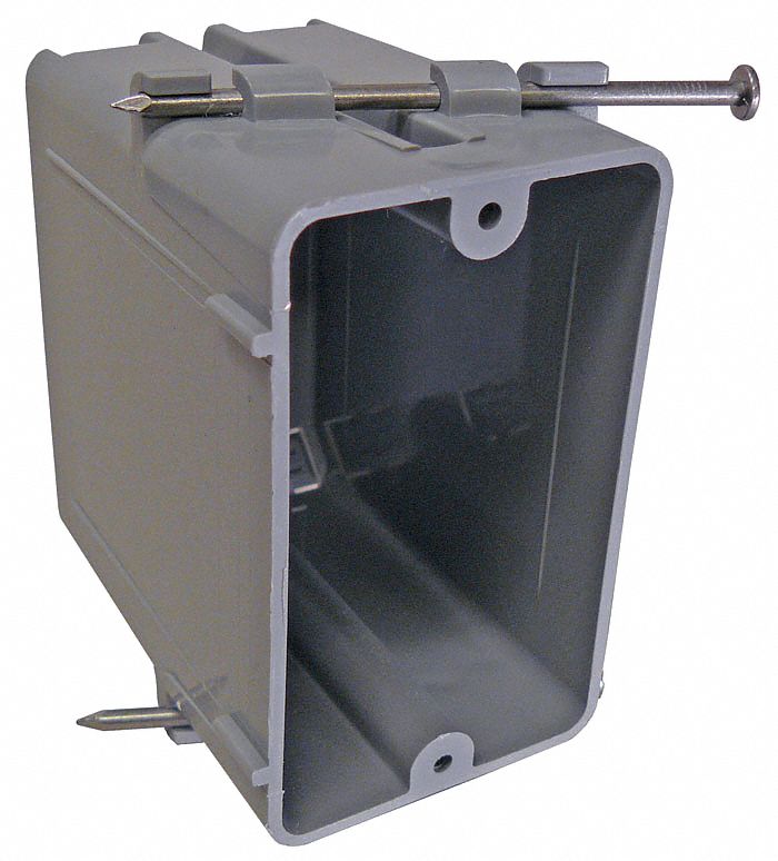 Electrical Box, 1 Gang, 20 Cu In, PVC