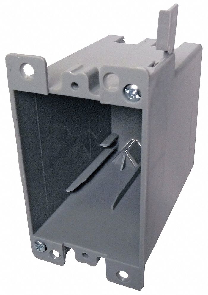 Electrical Box, 1 Gang, 21 Cu In, PVC