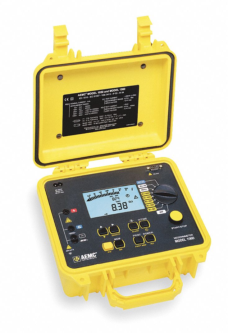 Battery Operated Megohmmeter, 1000VDC