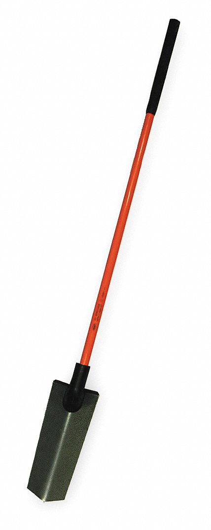 DrainSpade, 48 In Handle, 4-3/4 Blade, 14ga
