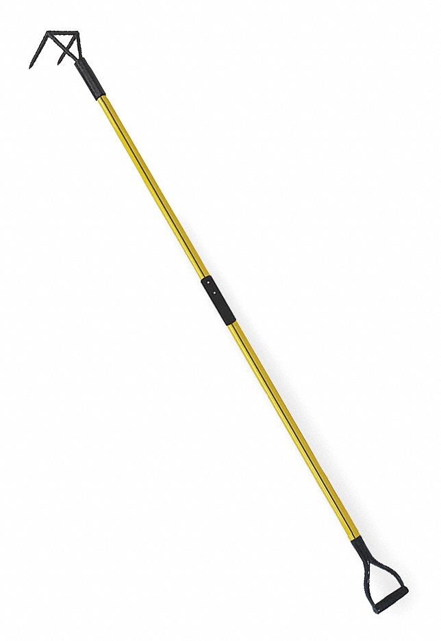 Pike Pole, Roof Hook, Fiberglass, 96 In.