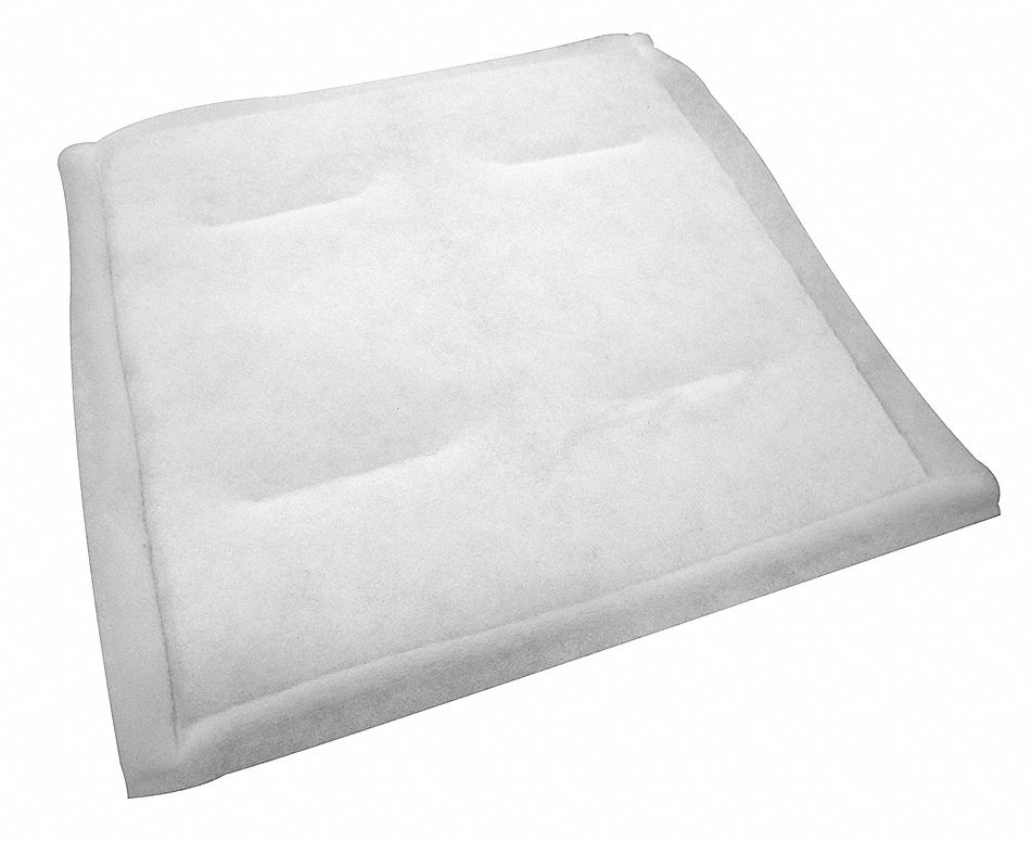 Paint Collector Filter Pad, 1 In. D, PK 24
