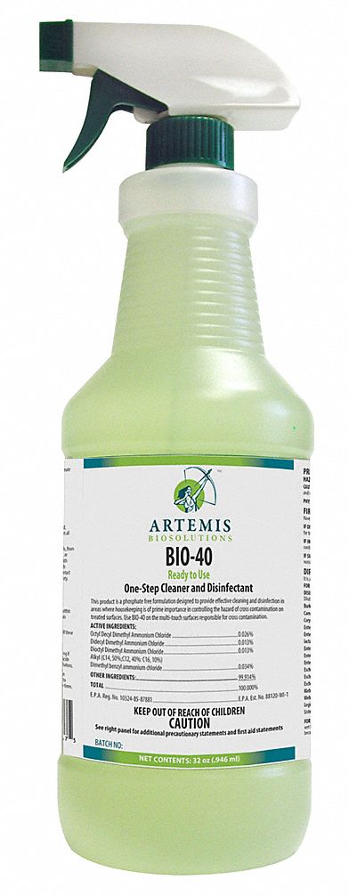 Cleaner and Disinfectant, Fresh Rain
