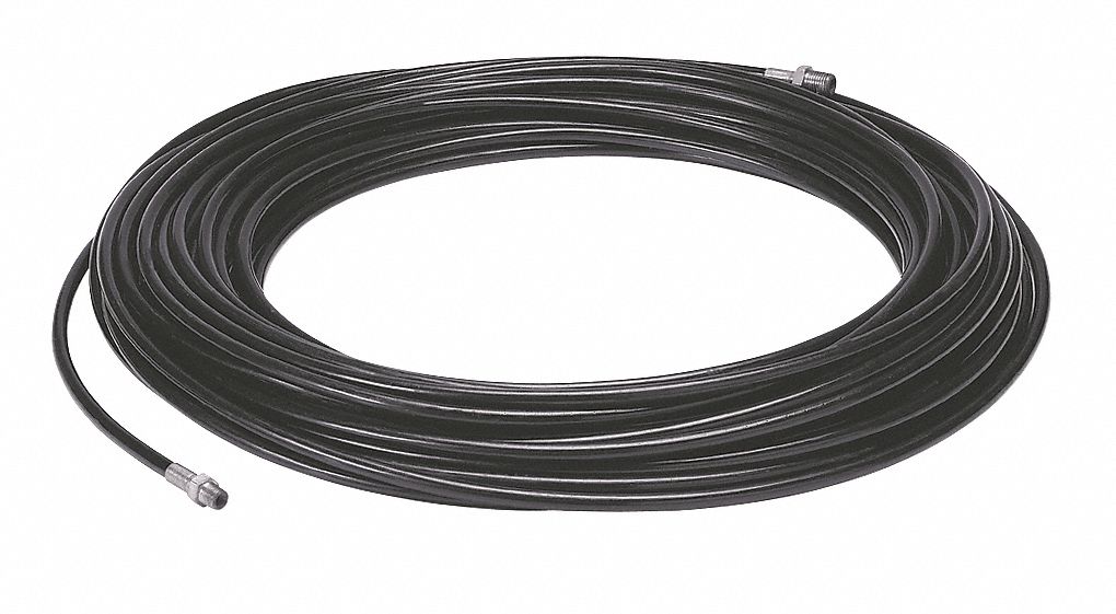 Water Jetter Hose, 1/8 In x 50 Ft
