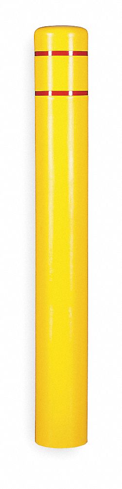 Post Sleeve, OAH60In, Yellow w/Red