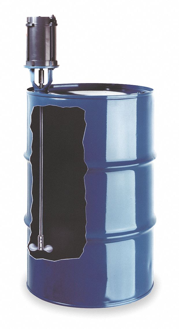 Mixer, Drum, 1/2 HP, 1725RPM, 5/8In Dia