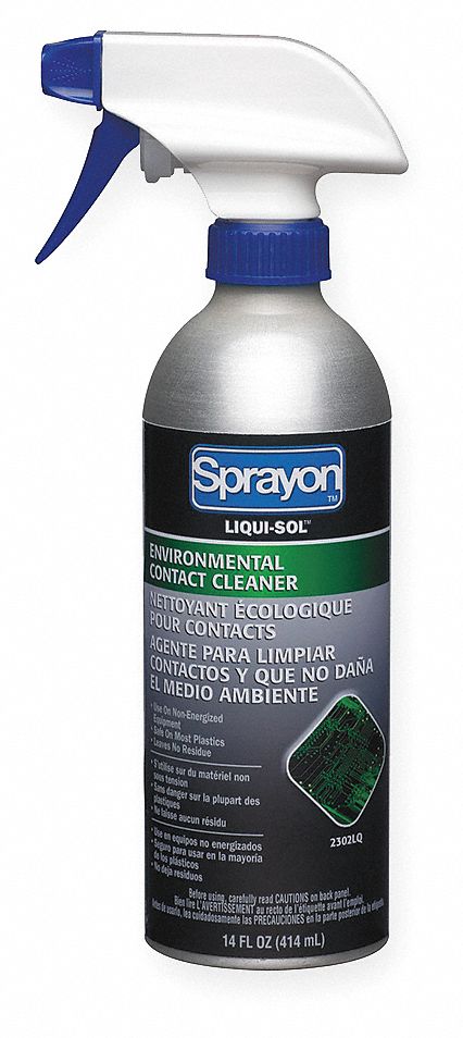 Contact Cleaner, 14 oz., Trigger Spray
