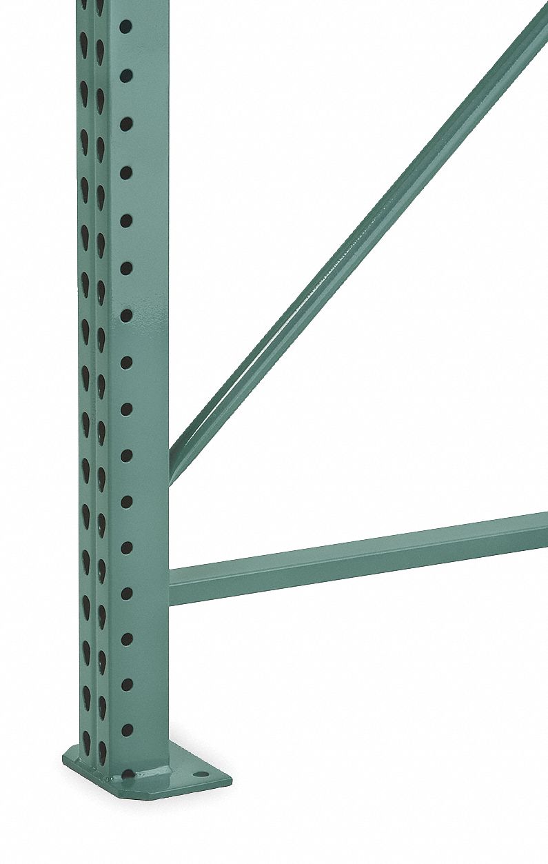 Seismic Upright Frame, 3Wx42Dx96H, Green