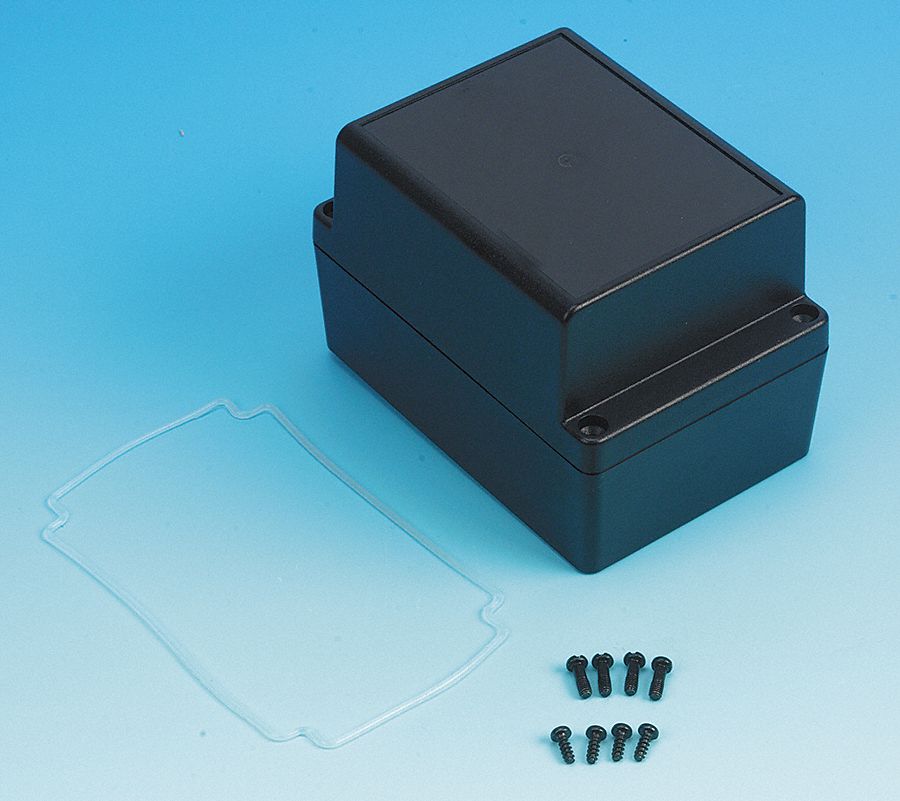 Enclosure, 4X, 4.92x3.35x3.35 In, Black