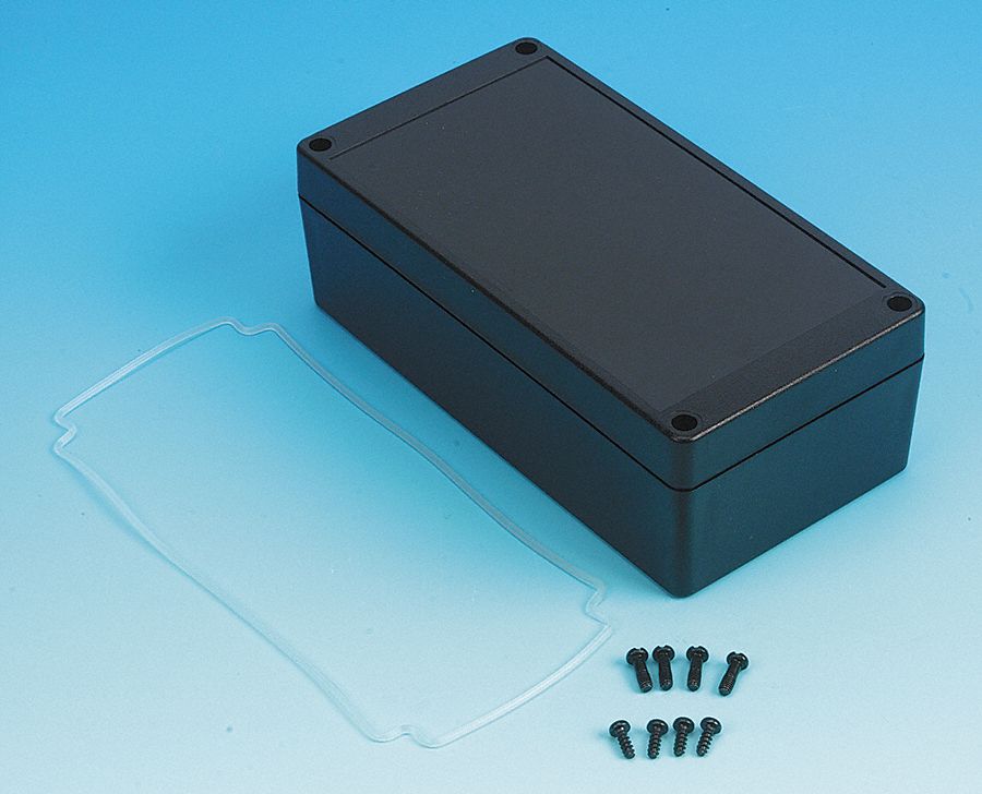 Enclosure, 4X, 6.49x3.35x2.16 In, Black