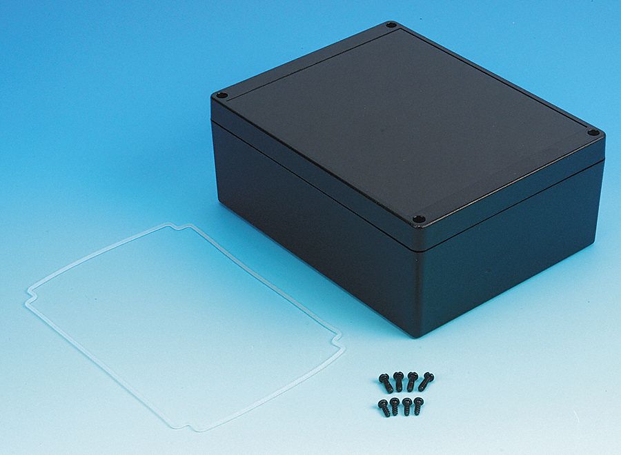 Enclosure, 4X, 7.32x5.75x2.95 In, Black
