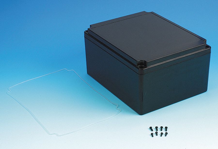Enclosure, 9.84x7.87x5.12 In, Black