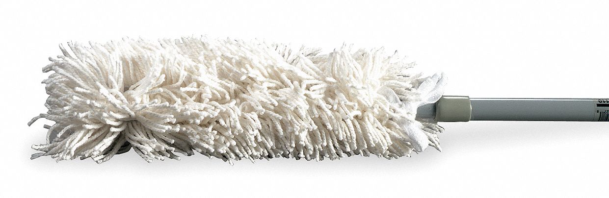 Extendable Duster, 52-1/8 In, Cotton