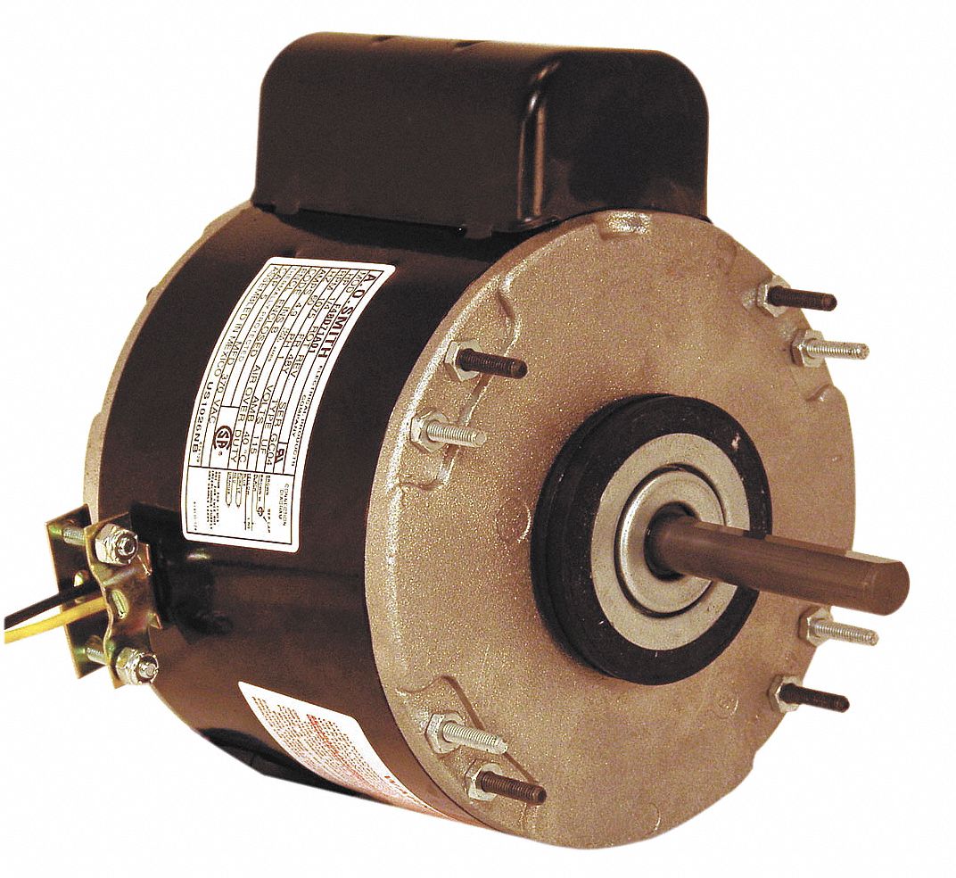 UnitHtr Motor, 1/6, 1075, 115, 48Y, Ring/Stud