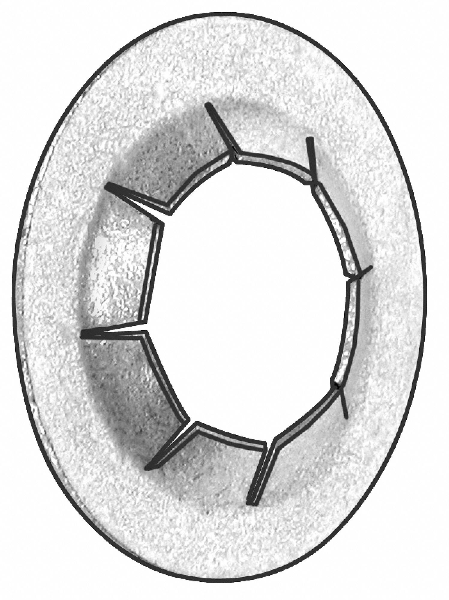 Push Nut, Stud Retention, Stl, 5/16In, PK200