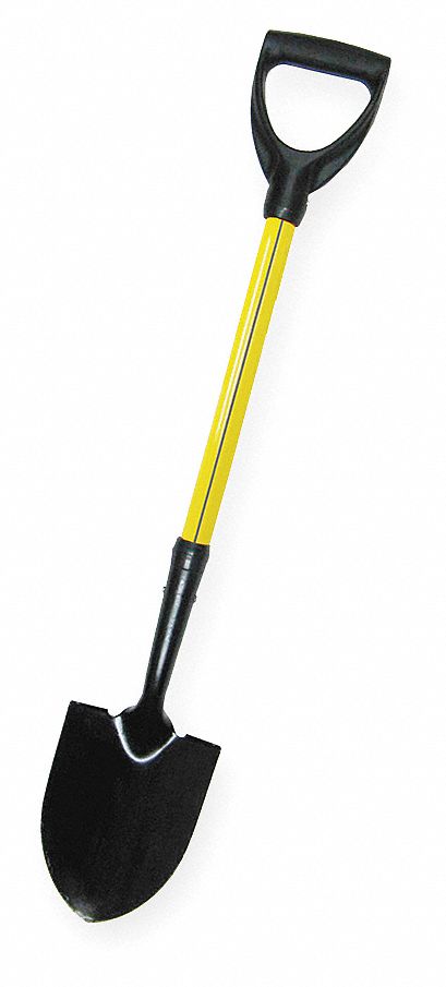 Irrigation Shovel, 27 In. Handle, 14 ga.