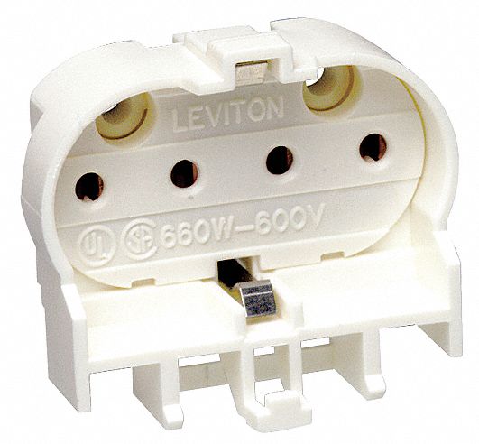 Lamp Holder, Long Twin Tube, 660W, 600V