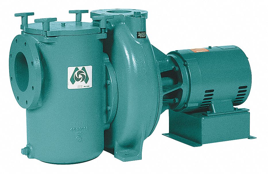 Pool Pump, 15 HP, 3 Ph, 200-230/460V