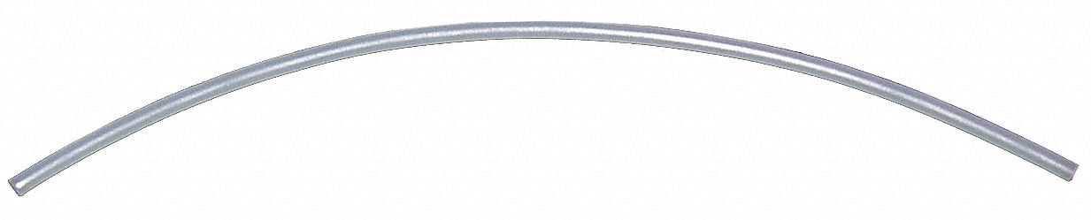 Tubing, Nylon, 1/4 In OD, 100 Ft, Clear