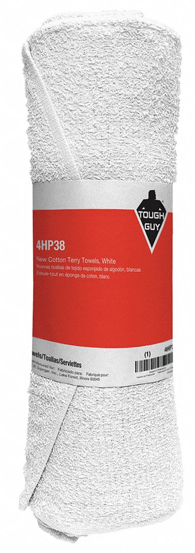 Shop Towels, All Purpose, Cotton, PK12