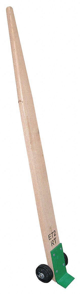 Pry Bar, With Rubber Wheels, 72 In