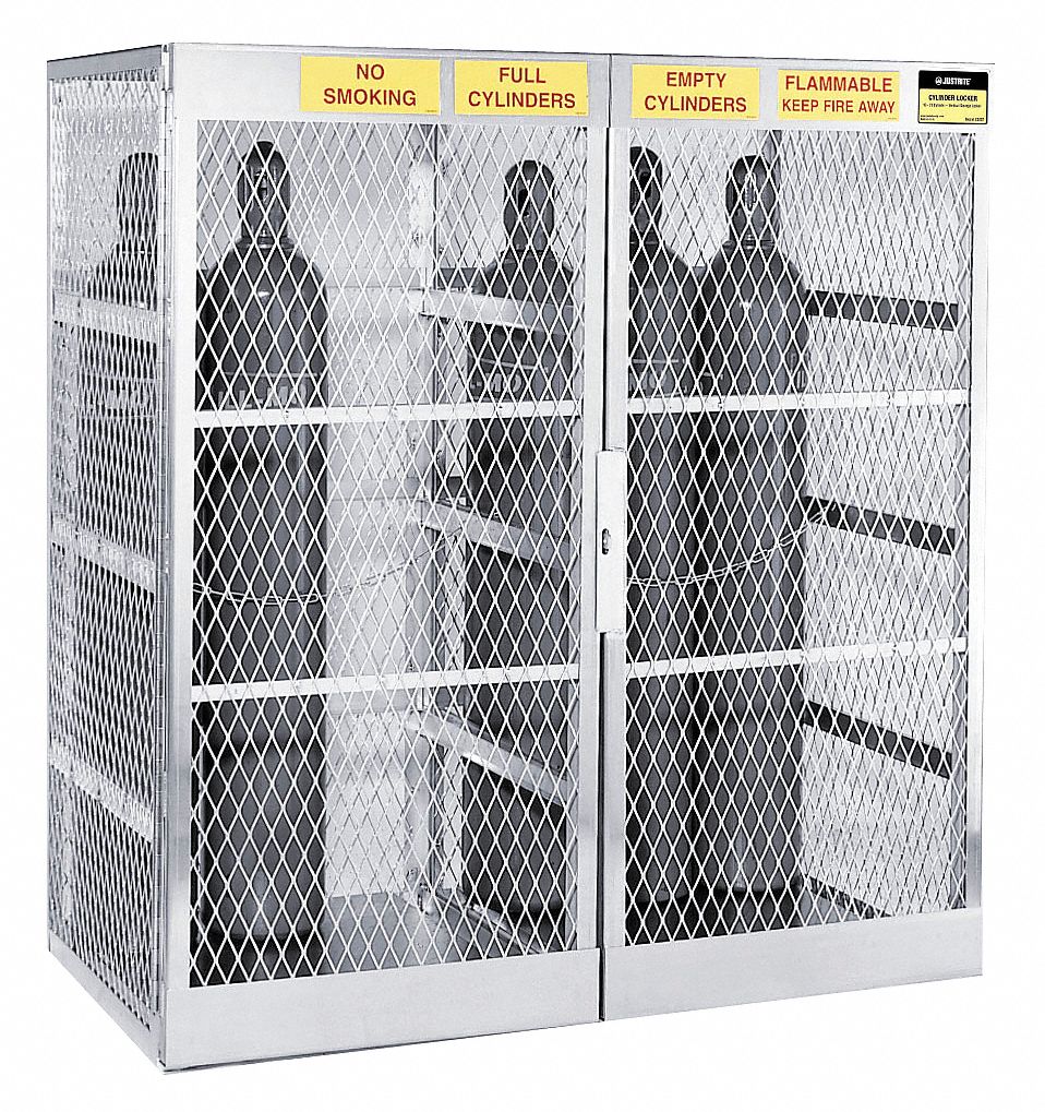Vert Cylinder Storage Cab, Cap 20