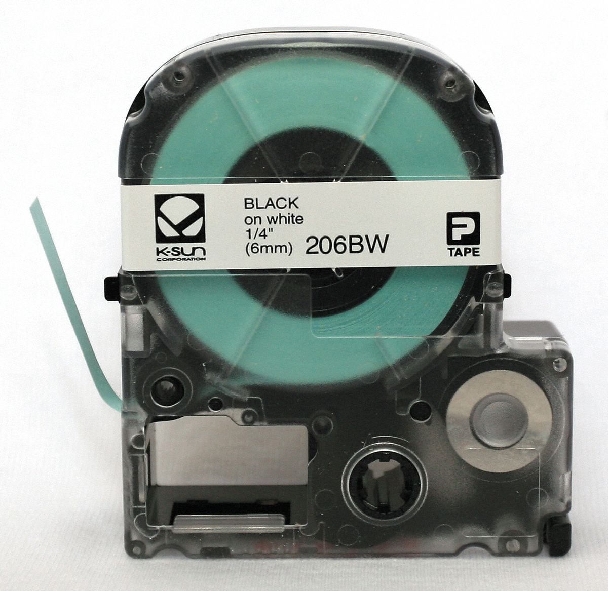 Laminated Label Tape, 26 ft. L, 1/4 In. W