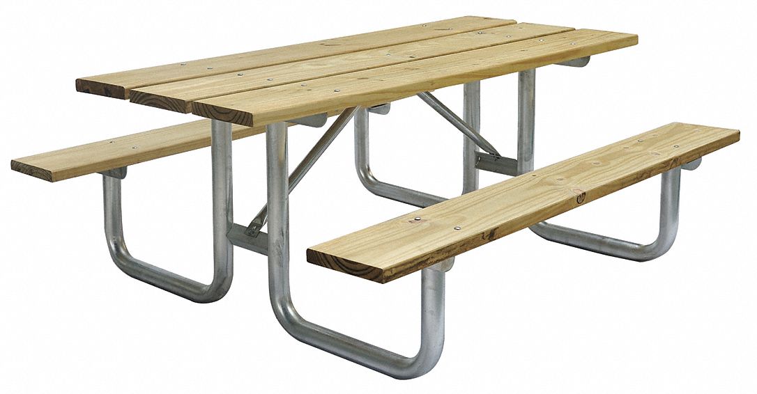 Picnic Table, Wood, Rectangular