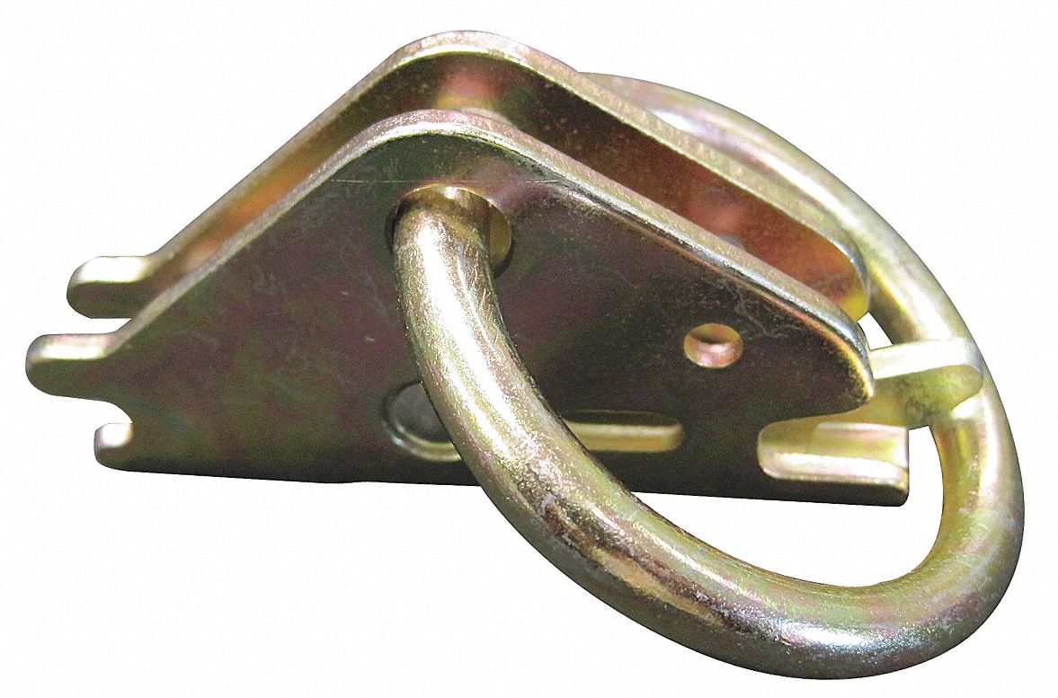 E-Track Ring Tie-Off, 4000 lb.WLL, PK8