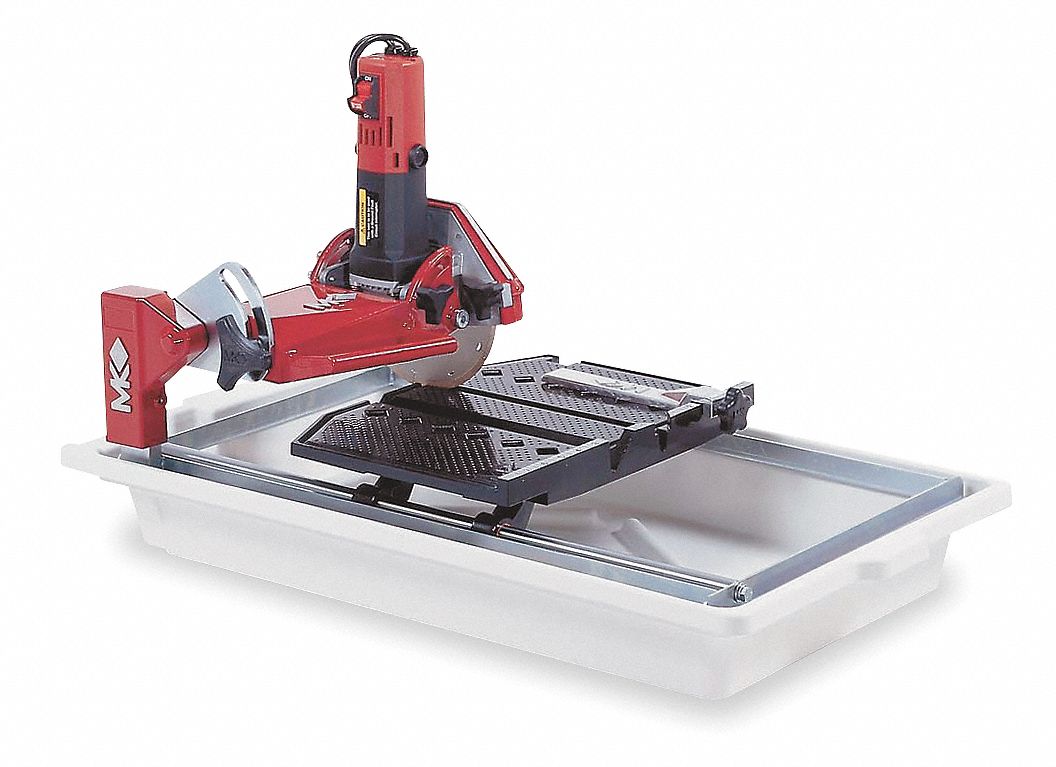 Tile Saw, Wet Cutting, Elctrc, 7 In. Blade