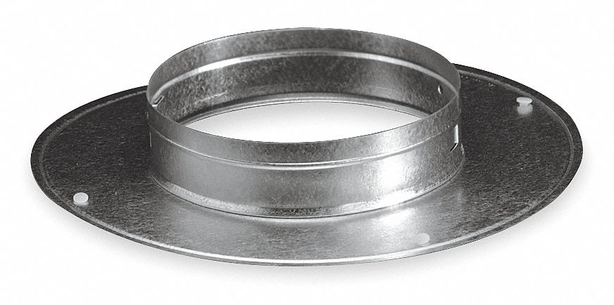 Snap On Collar, Round, Galvanized Steel