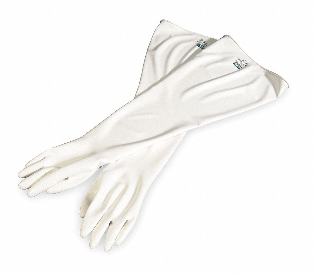 Seamless Dry Box Glove, 15 mil, White, PR