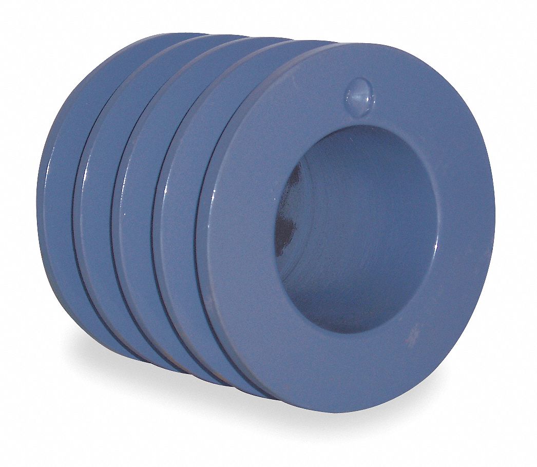 V-Belt Pulley, QD, 3.75 In OD, 4 Groove