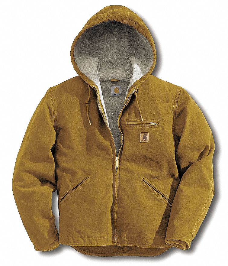 Jacket, Insulated, Brown, L